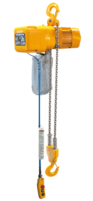 KRQ/1G type|WLL 2000 kg|With hook suspension|Single lifting speed