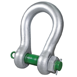Green Pin bow shackles|P-6036 type|Capacity up to 1500 ton