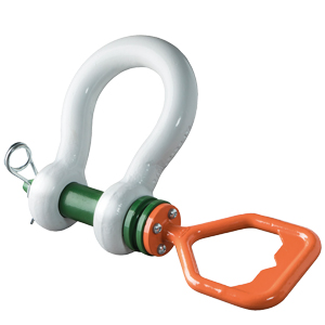 Green Pin ROV release|and retrieve Polar shackles|with D HANDLE|with F HANDLE